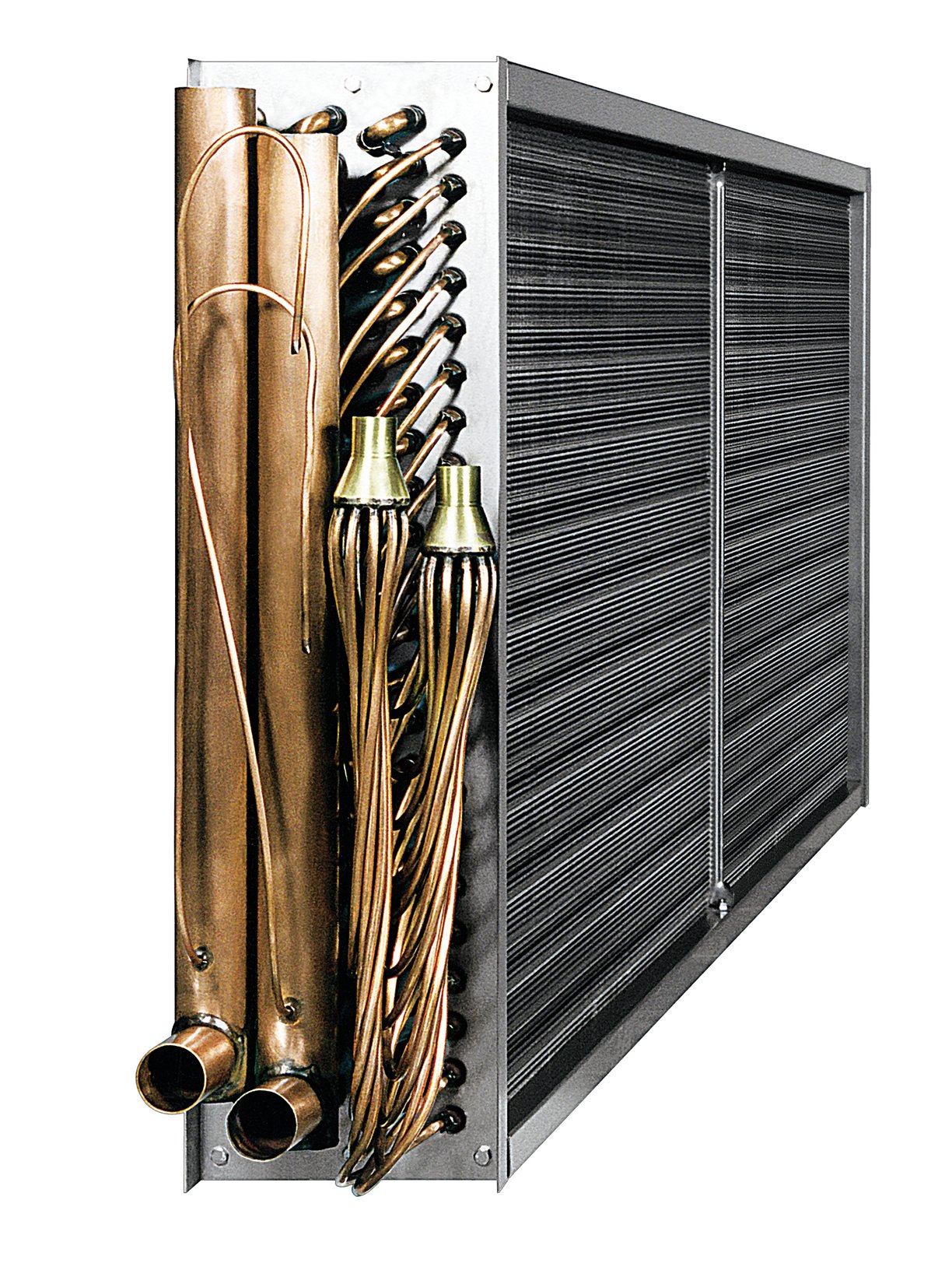 Applications of cooling coils in an industrial cooling system