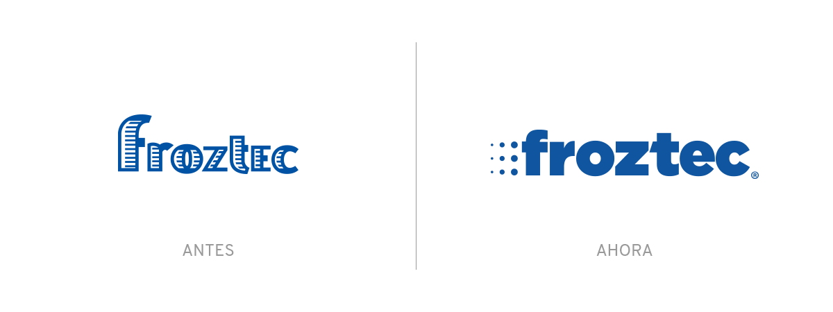 El nuevo logo de froztec refleja solidez y modernidad