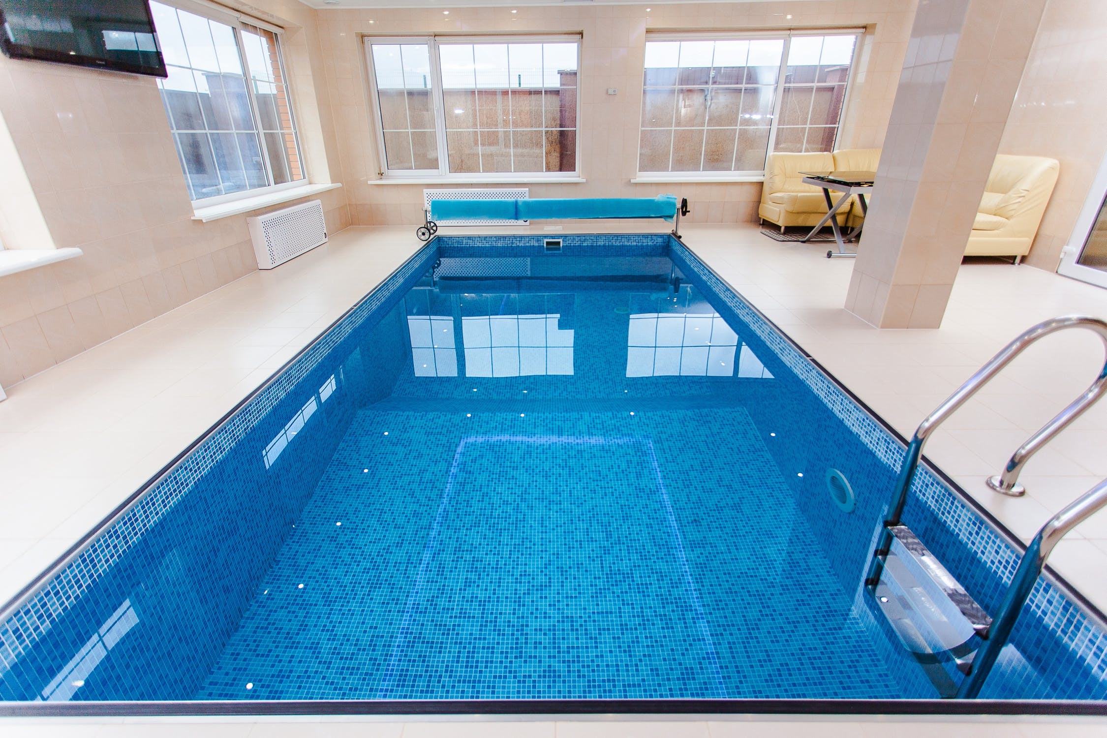 In indoor swimming pools - dehumidifiers