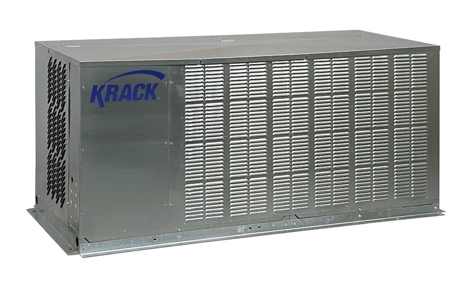 What type of Krack condenser should I use in my refrigeration system?
